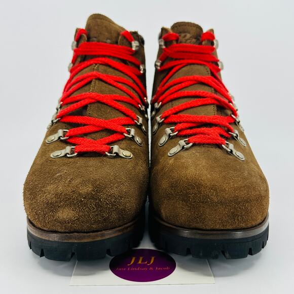 Raichle Men\'s Vintage Brown Leather Hiking Mountain Boots Size 9 *SEE PHOTOS* main image 9